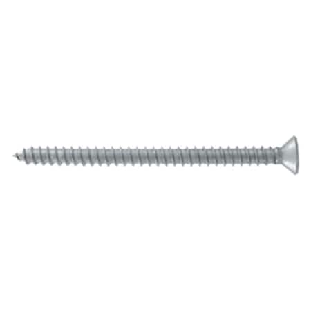 Dendesigns 2.5 in. Wood Screw No. 9, Satin Chrome - Steel DE2667229